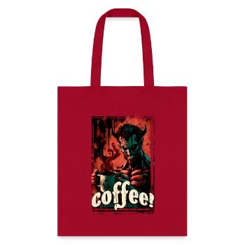 Coffee! Puedes Dormir Cuando Estás Muerto! - Tote Bag - red - Front