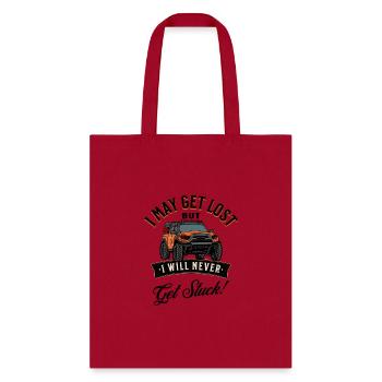 I may get lost I will never get stuck Toyota 90's - Tote Bag - red - Front