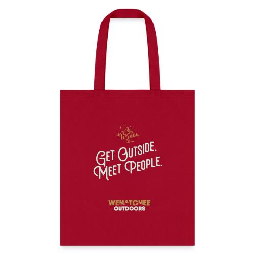 Get Outside. Meet People. 2-Tone, Alternate - Tote Bag