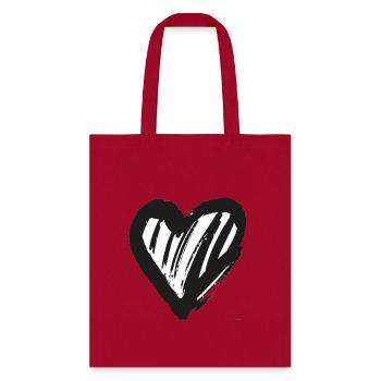 Heart, Heart Icon, Heart Symbol, Red Heart, Love - Tote Bag - red - Front