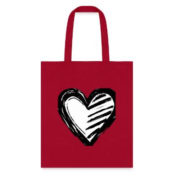 Heart, Heart Icon, Heart Symbol, Red Heart, Love - Tote Bag - red - Front