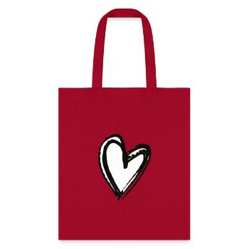 Heart, Heart Icon, Heart Symbol, Red Heart, Love - Tote Bag - red - Front
