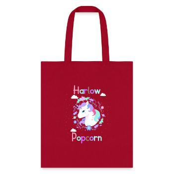 Harlow And Popcorn Merch Popcorn The Pony - Tote Bag - red - Front