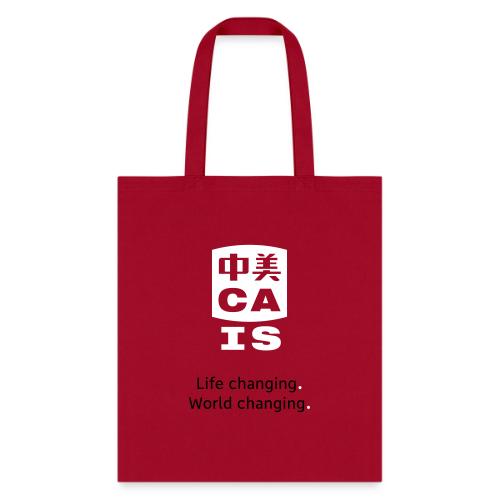 CAIS Life Changing Logo White/Black - Tote Bag