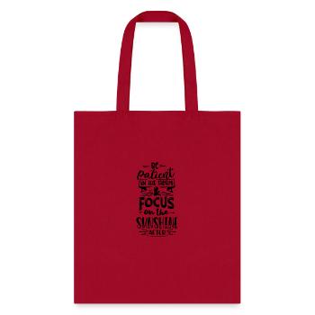 Be Patient In The Storm Religious Motivation Inspi - Tote Bag - red - Front