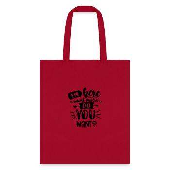 Halloween Don t Be A Basic Witch - Tote Bag - red - Front