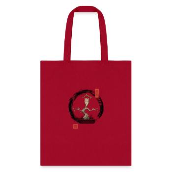 Bonsai Meditations - Tote Bag - red - Front