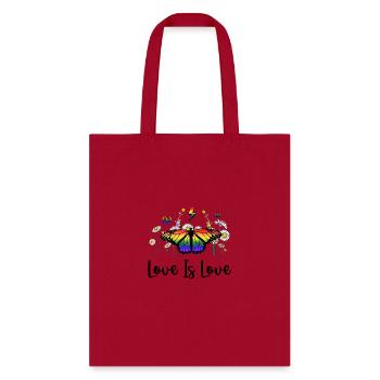 Love Is Love - Tote Bag - red - Front