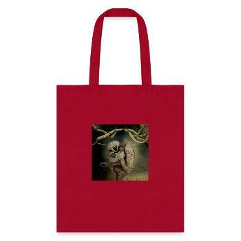 alien monster - Tote Bag - red - Front
