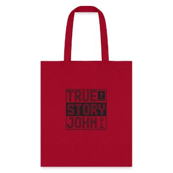 True Story John - Tote Bag - red - Front