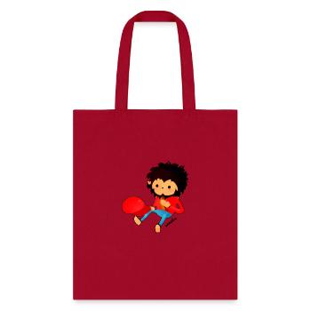 Sneaky Sasquatch Head - Tote Bag - red - Front