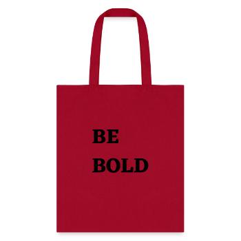 Be bold - Tote Bag - red - Front