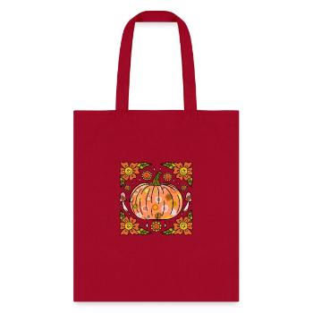 Pumpkin - Tote Bag - red - Front