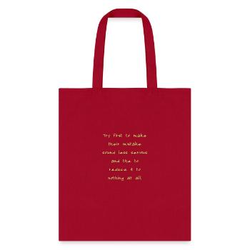 original - Tote Bag - red - Front