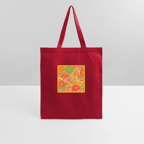 Vibrant Blossom Elegance Pattern - Tote Bag