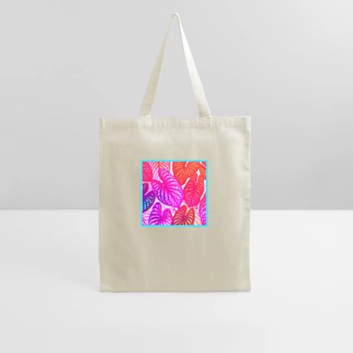 Color Burst Leaves Neon Elegance - Tote Bag