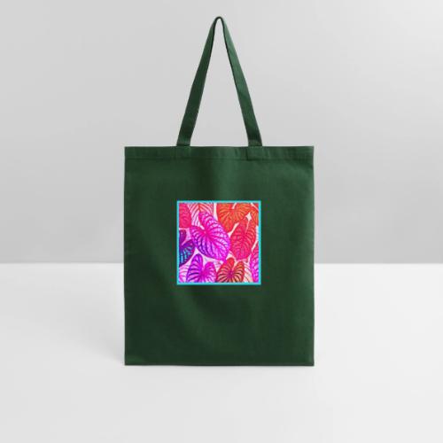 Color Burst Leaves Neon Elegance - Tote Bag