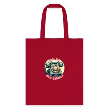 APPELEZ-MOI OLD SCHOOL - Sac fourre-tout - rouge - Devant