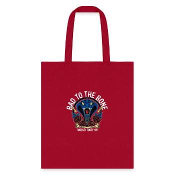 Bad To The Bone - Tote Bag - red - Front