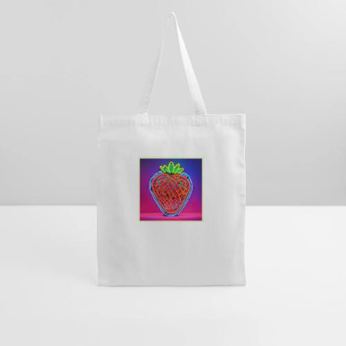 Vibrant Strawberry Neon Sign - Tote Bag