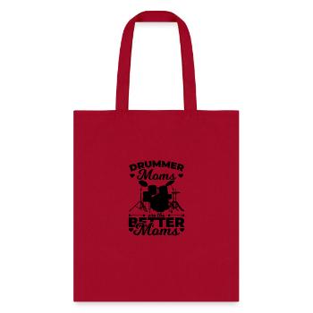 Drummer Mama Drum Player Drum Kit - Tote Bag - red - Front