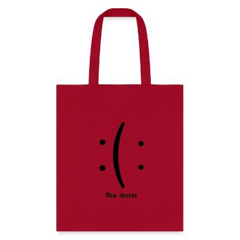You Decide - Tote Bag - red - Front