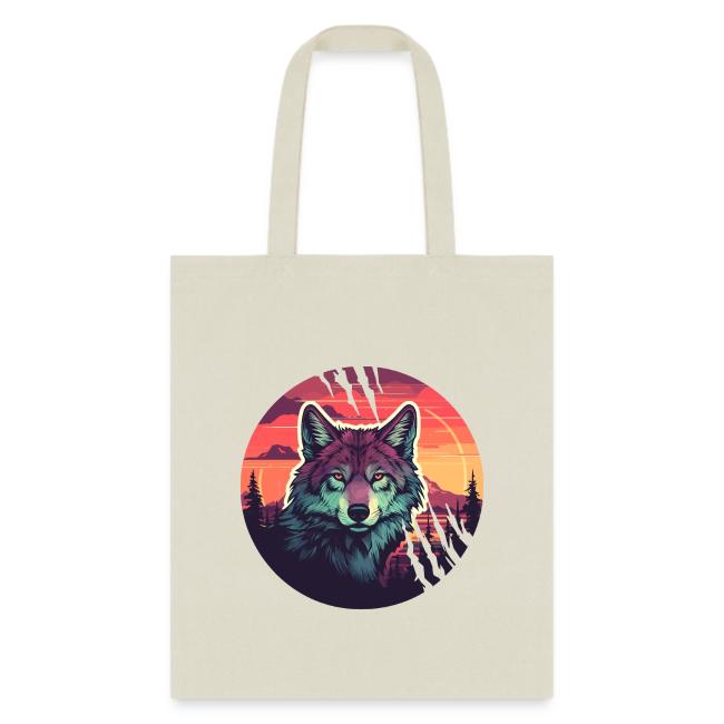Colorful Wolf Stare