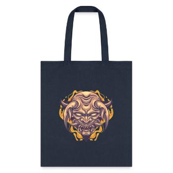 horned devil - Tote Bag - navy - Front