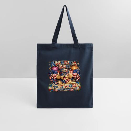 America 250 Dog Mom Patriotic Goldendoodle Shirt - Tote Bag
