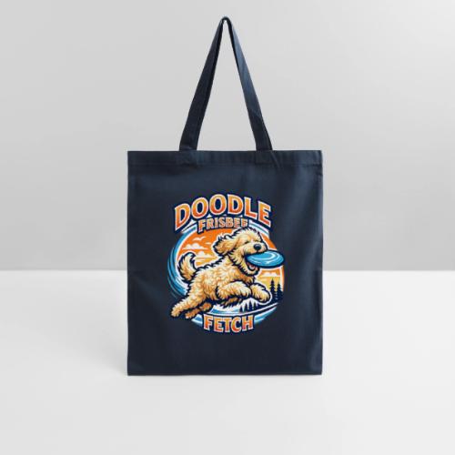 Doodle Frisbee Fetch | Goldendoodle Dog Lover - Tote Bag