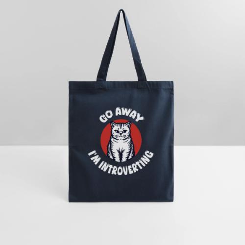 Go Away I'm Introverting Cat - Tote Bag