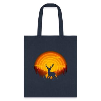 Deer shadow - Tote Bag - navy - Front