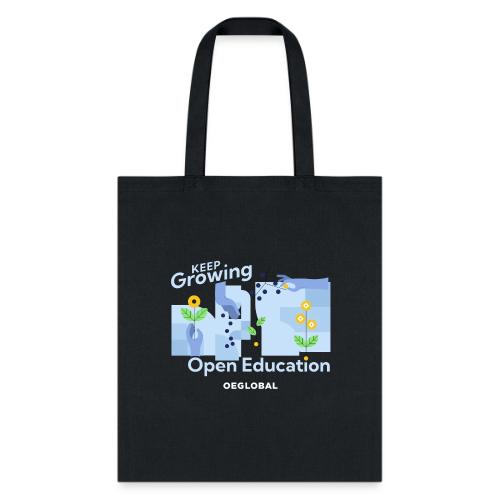 Keep Growing Open Education (dark) - Tote Bag