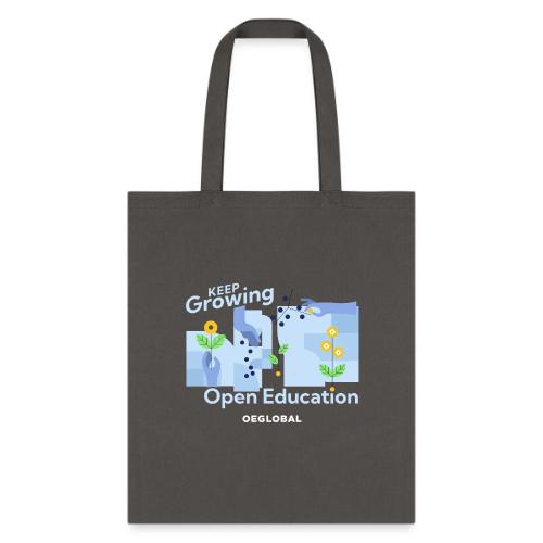 Keep Growing Open Education (dark) - Tote Bag