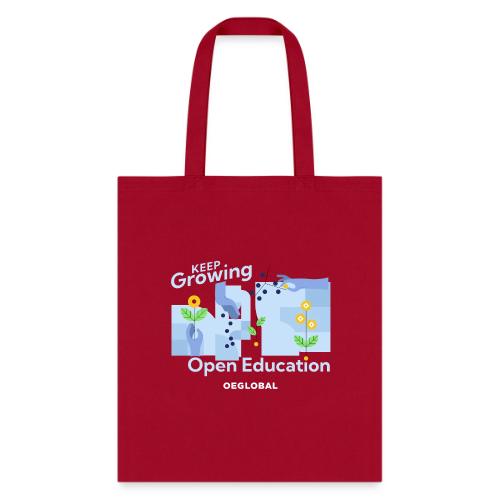 Keep Growing Open Education (dark) - Tote Bag