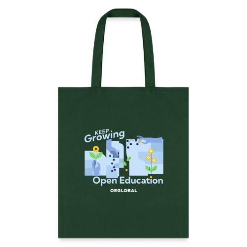Keep Growing Open Education (dark) - Tote Bag