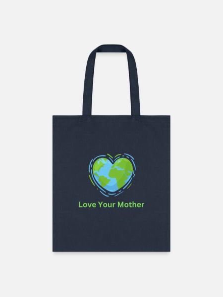 Love Your Mother Earth - Tote Bag - navy