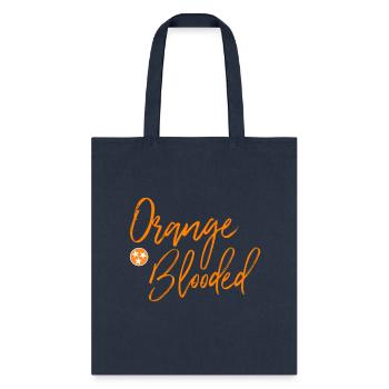 Tennessee Fan Orange Blooded Vol Sports Fan State - Tote Bag - navy - Front