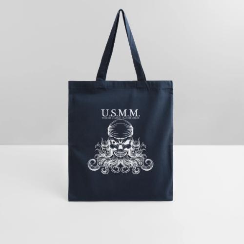 USMM, work like a captain, play like a pirate - Tote Bag