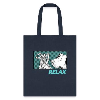 RELAX - Tote Bag - navy - Front