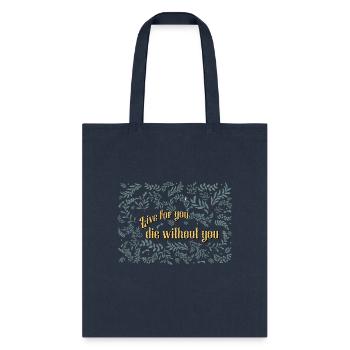broken heart - Tote Bag - navy - Front