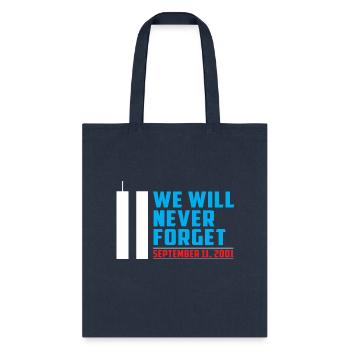 911 Never forget - Tote Bag - navy - Front