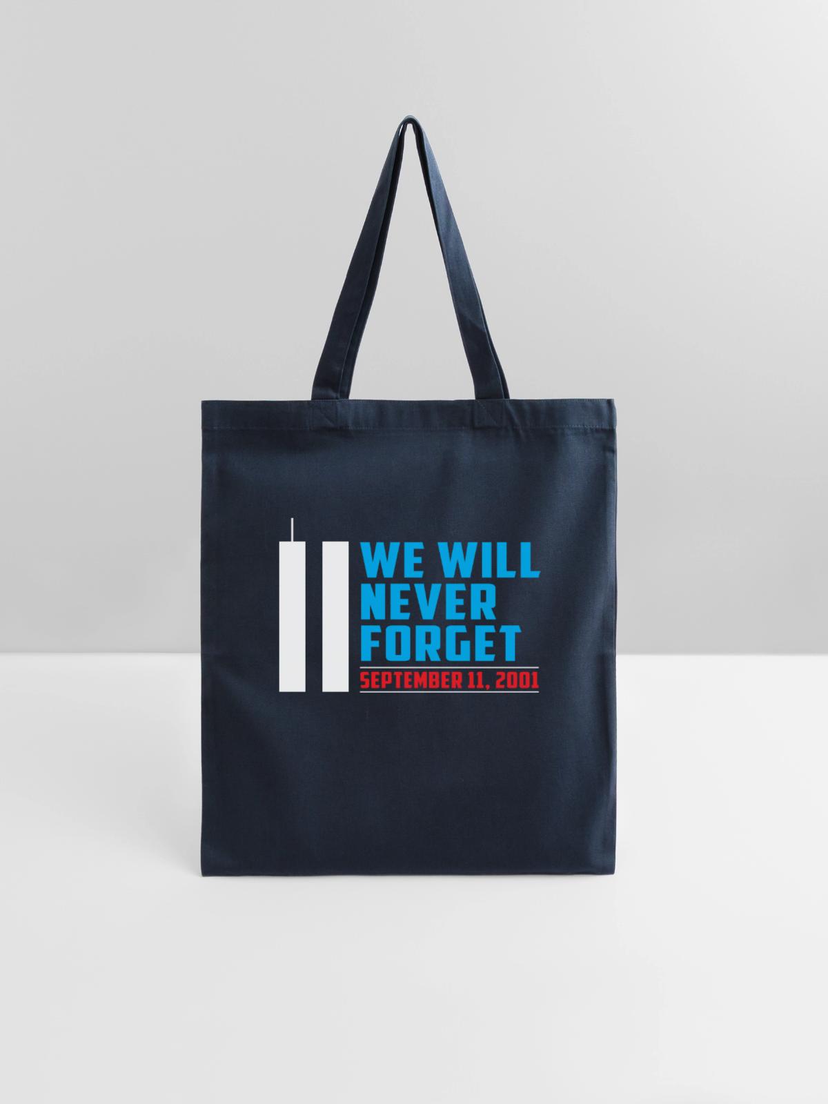 911 Never forget - Tote Bag - navy - Front