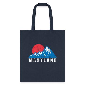 Maryland Usa Mountains - Tote Bag - navy - Front
