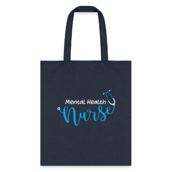Stethoscope Mental Health Nurse - Tote Bag - navy - Front