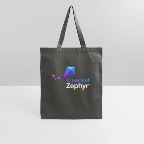 Zephyr 10th Anniversary Stacked Color Reverse - Tote Bag