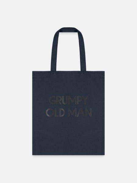 Grumpy Old Man - Tote Bag - navy