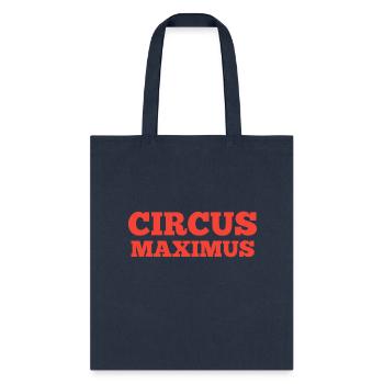 circus maximus t-shirt - Tote Bag - navy - Front