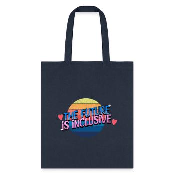 The Future is Inclusive - Tote Bag - navy - Front