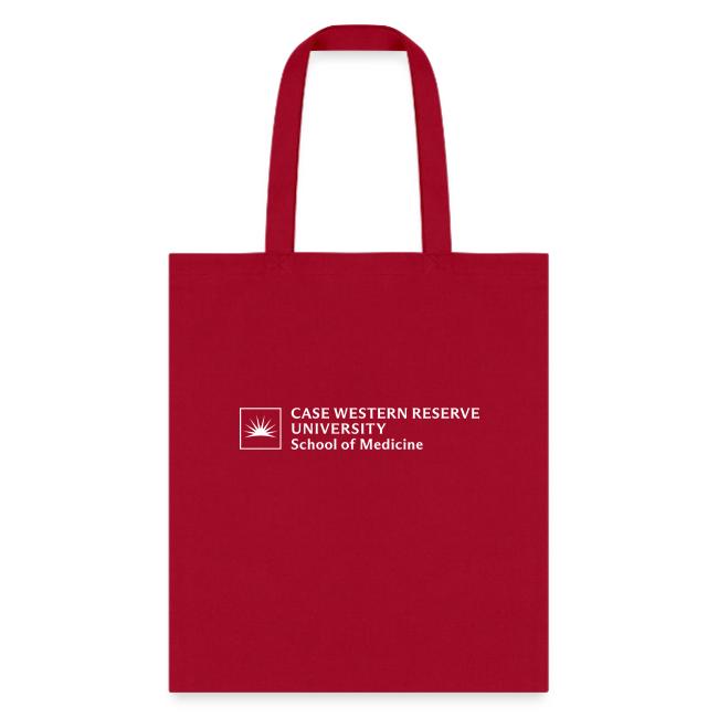 SOM Two Line Horizontal Primary Logo CWRU WHITE 1